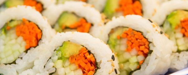 Plats de sushi à emporter